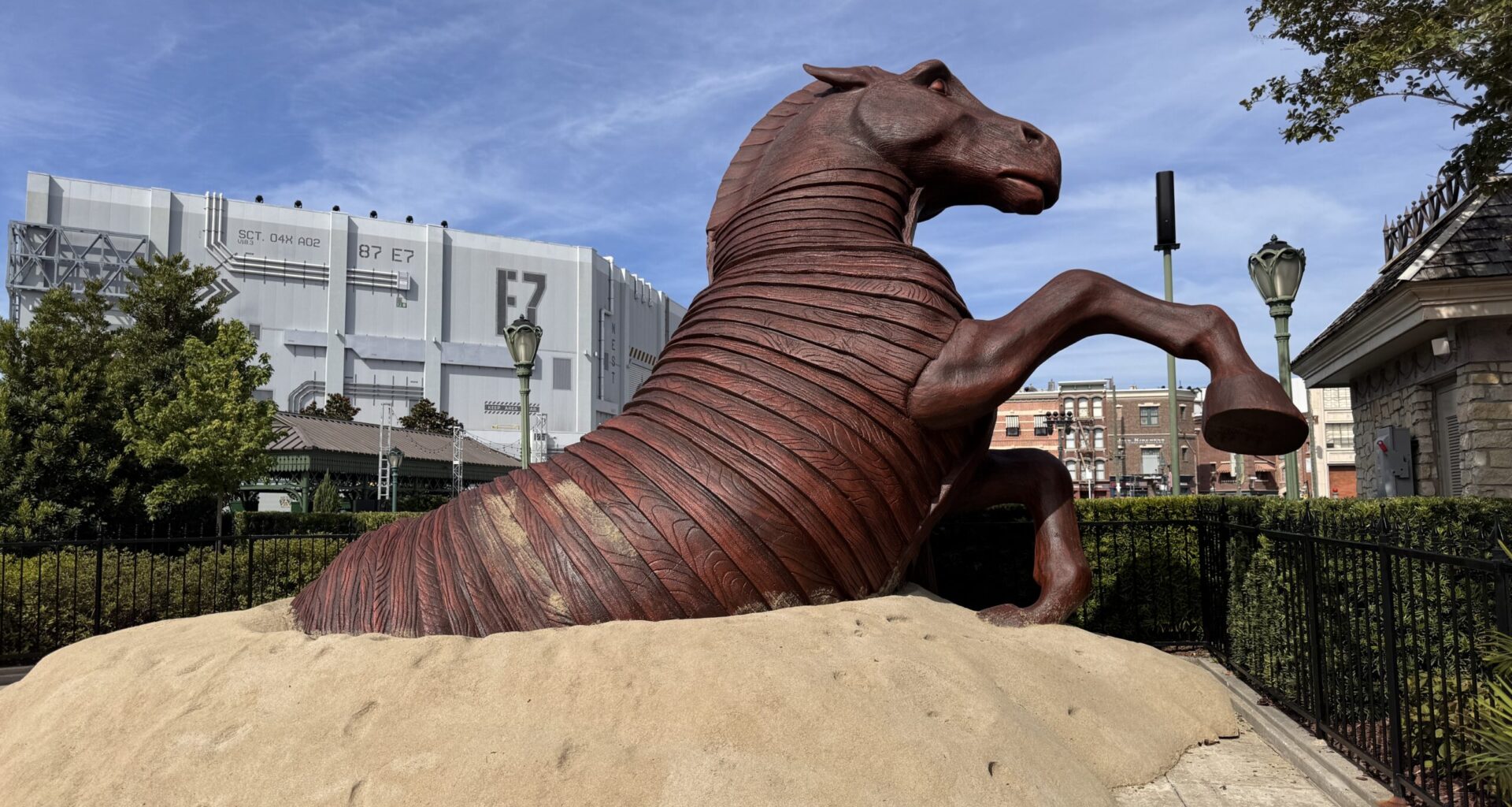 Horse Statue Promotion for 'The Odyssey' at Universal Orlando Resort