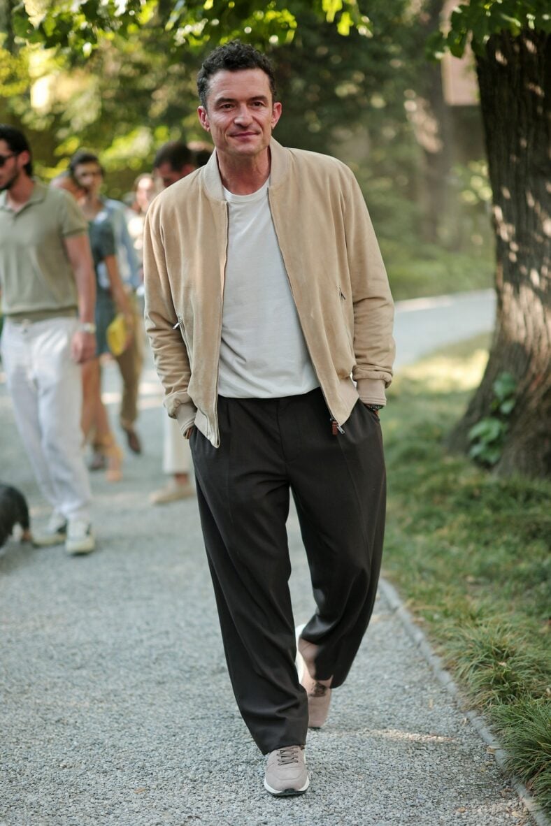 Orlando Bloom attends Tod's fashion show in Milan