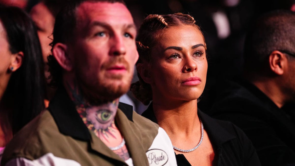 Caption: Paige VanZant attends the UFC 313 event at T-Mobile Arena in Las Vegas, Nev., on March 8, 2025.