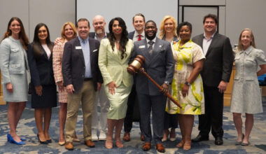 YLD "Passing the Gavel" photo
