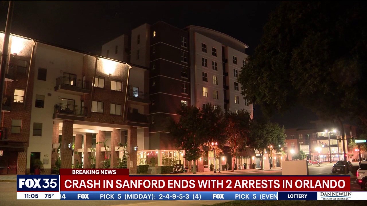 Crash and fight in Sanford lead to arrests after chase in Orlando