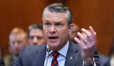 Defense Secretary Pete Hegseth is visiting U.S. Central Command at MacDill Air Force Base on Wednesday. (AP Photo/Alex Brandon)