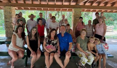 Descendants of Odet Philippe gathered at Philippe Park in Safety Harbor. The family has a reunion on Father's Day weekend every year. (Spectrum News/Tyler O'Neill)