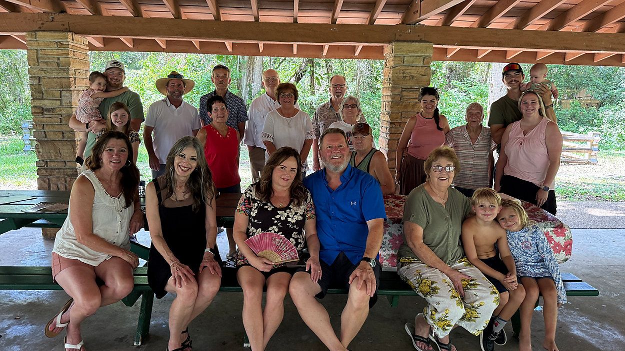 Descendants of Odet Philippe gathered at Philippe Park in Safety Harbor. The family has a reunion on Father's Day weekend every year. (Spectrum News/Tyler O'Neill)