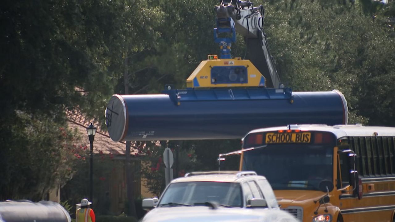South Hillsborough Pipeline work affects roads
