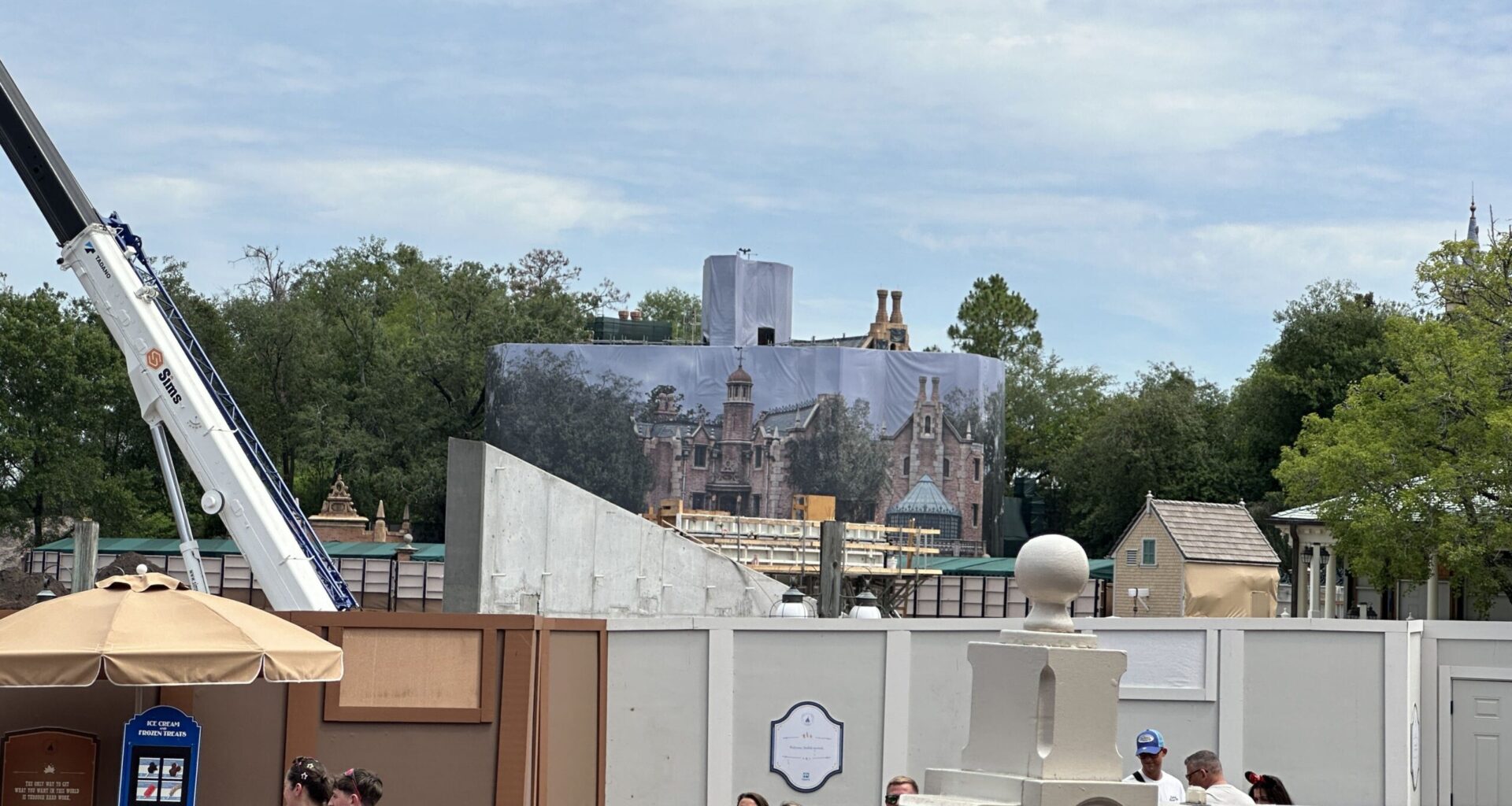 Piston Peak Retaining Wall Construction Continues at Magic Kingdom