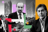 From left: David Cordish of The Cordish Companies with The Pomp; Jorge Pérez of Related with Waldorf Astoria Residences Pompano Beach; Edgardo Defortuna of Fortune International Group with Ritz-Carlton Residences, Pompano Beach
