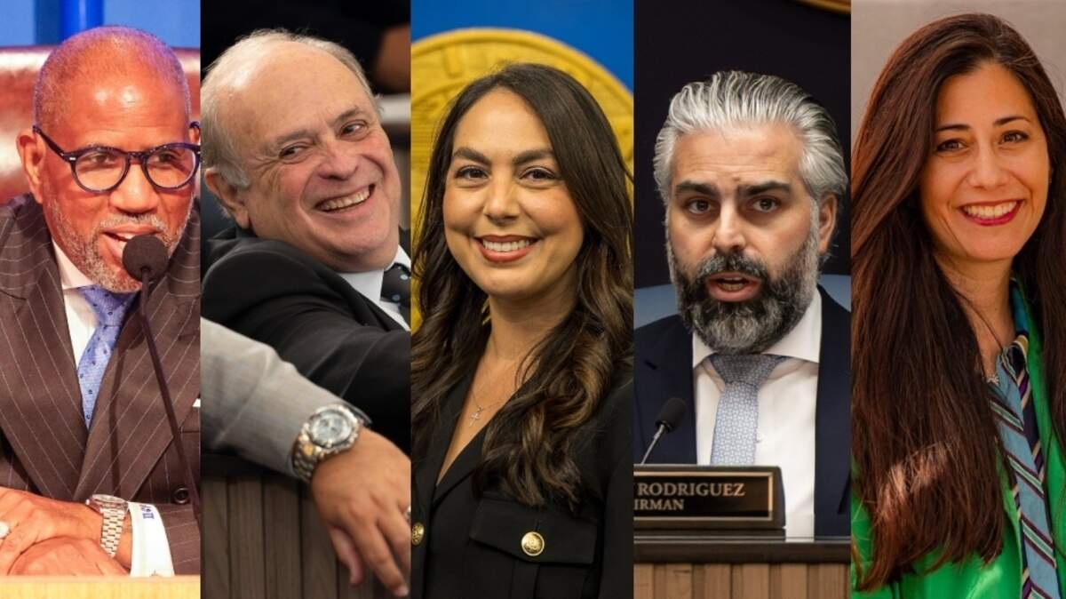 Five Miami-Dade commissioners get elected without a vote