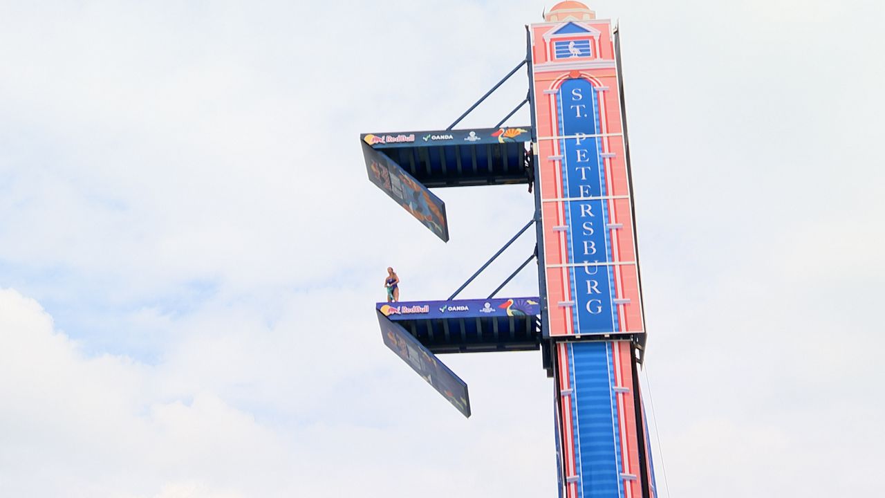 Red Bull Cliff Diving World Series arrives in St. Pete