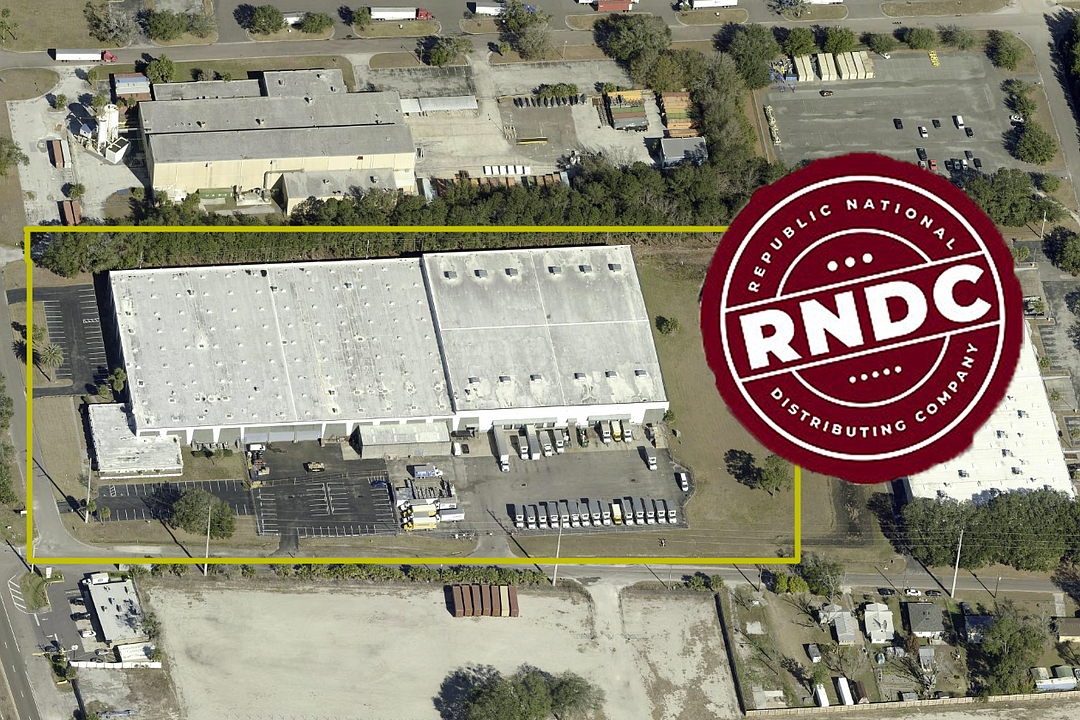 Jacksonville warehouse part of a multistate beverage distribution transaction