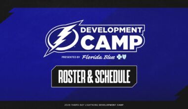 Lightning announce 2026 Development Camp roster and schedule, presented by Florida Blue