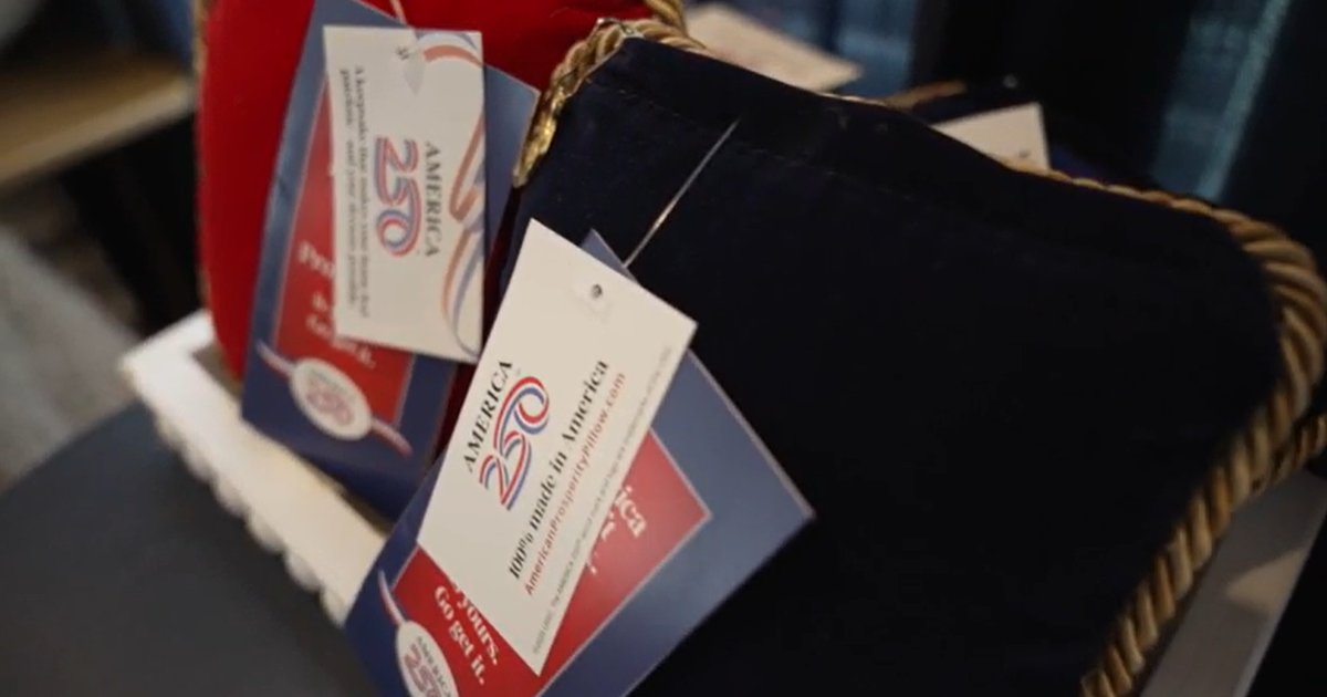 Tampa designer crafts 'prosperity pillows' for America’s 250th birthday celebration