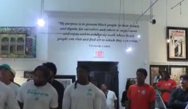 Miami Dolphins players tour historic Overtown on Juneteenth to understand the community's deep roots