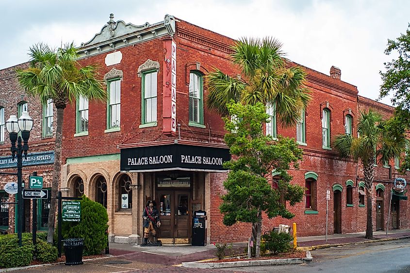 The Palace Saloon on Centre Street in downtown Fernandina Beach, Florida