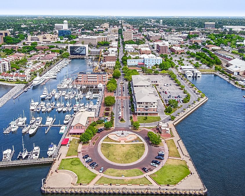 Downtown Pensacola, Florida. Palafox Street