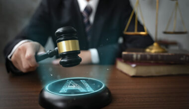 judge with AI gavel
