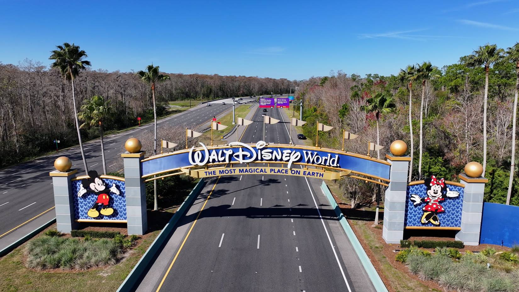 Walt Disney World with minimal traffic.