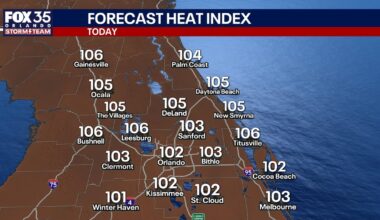 Orlando weather: Hot and humid with possible storms late today