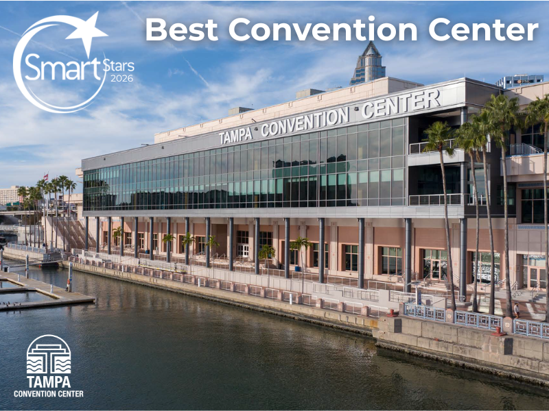 Voted Best Convention Center: Tampa Convention Center Wins 2026 Smart Stars Award for Second Consecutive Year