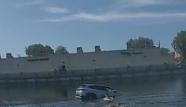New bodycam video shows daring rescue of woman from sinking car in Broward canal