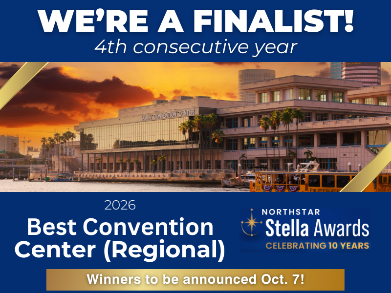Elevating the Standard: Tampa Convention Center Advances to Finalist Round for 2026 Stella Awards