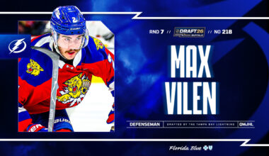 Lightning select D Max Vilén with 218th overall pick in 2026 NHL Draft
