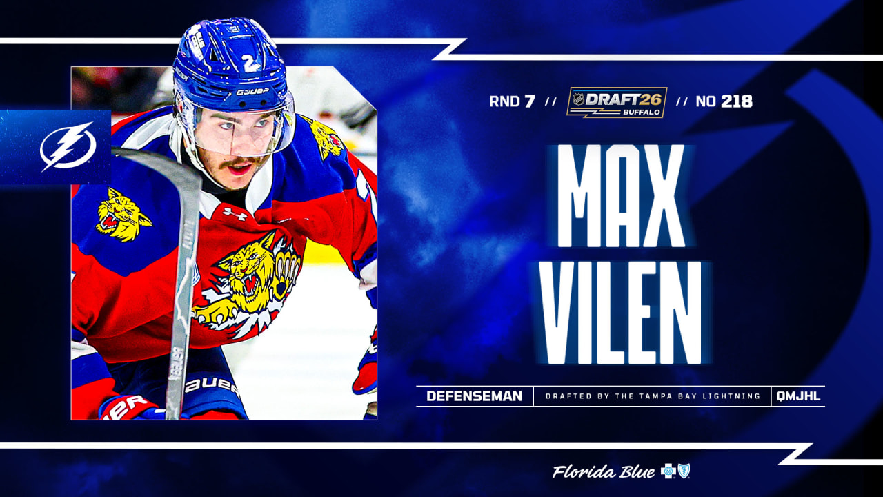 Lightning select D Max Vilén with 218th overall pick in 2026 NHL Draft