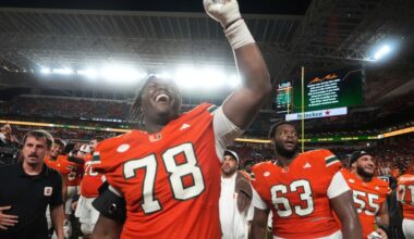 Miami Hurricanes look to rebuild offensive line in 2026