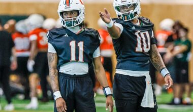 Darian Mensah leads Hurricanes' quarterbacks in 2026