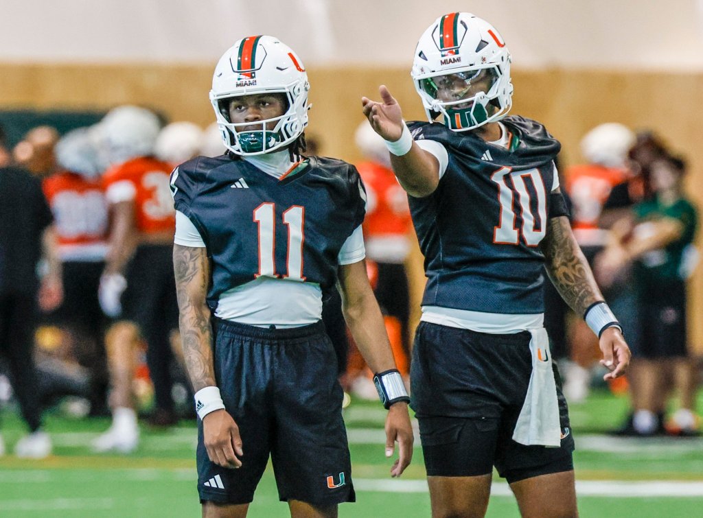 Darian Mensah leads Hurricanes' quarterbacks in 2026