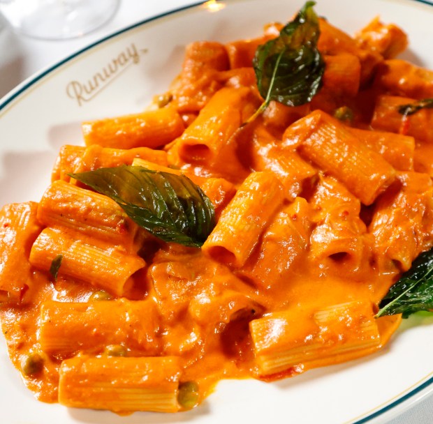 Spicy rigatony vodka at Italian supper club Anthony's Runway 84 is a classy pit-stop near the Fort Lauderdale-Hollywood International Airport. (Jordan Braun for Anthony's Runway 84 / Courtesy)