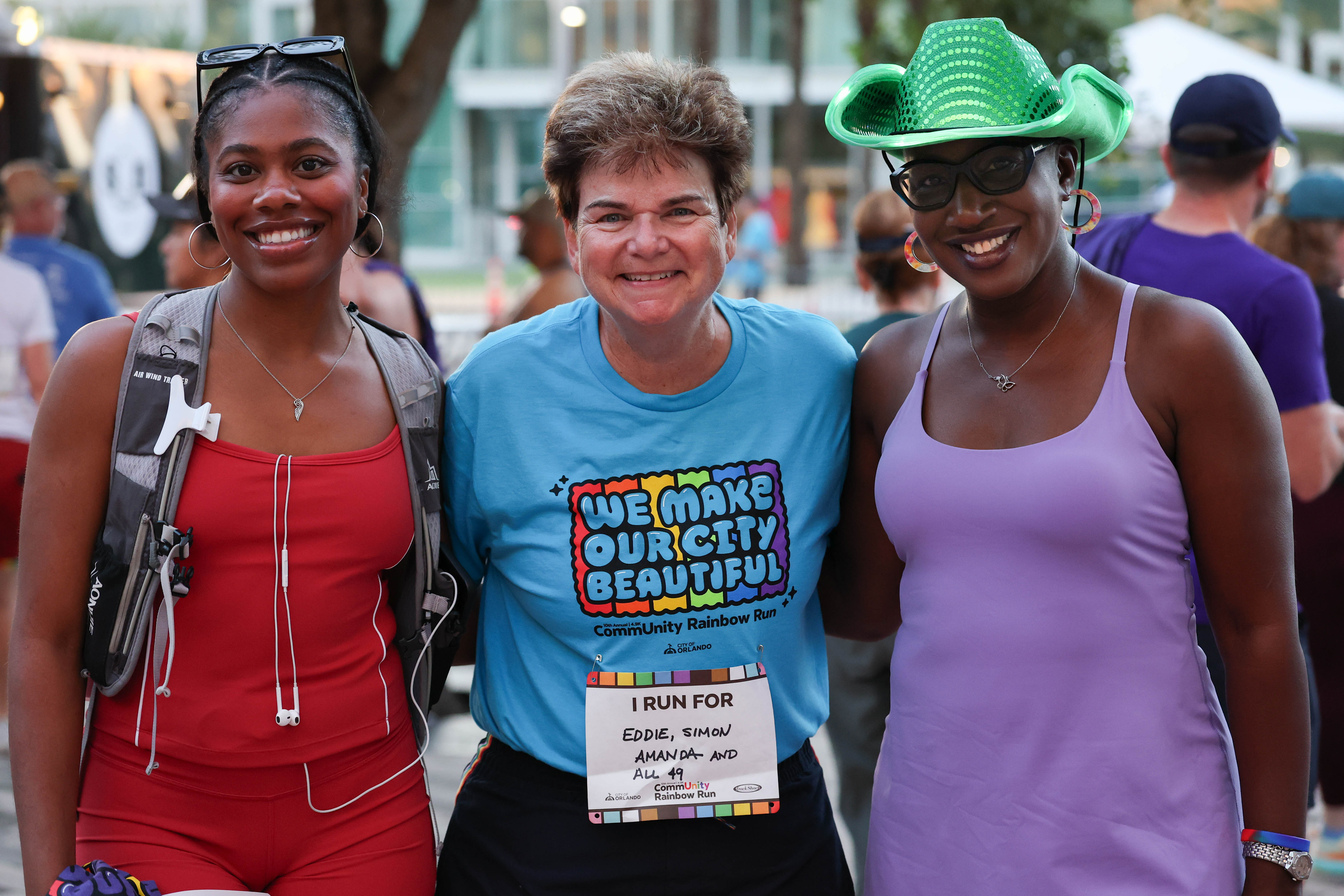 Remy Pugh, from left, City Commissioner Patty Sheehan and Sonja...