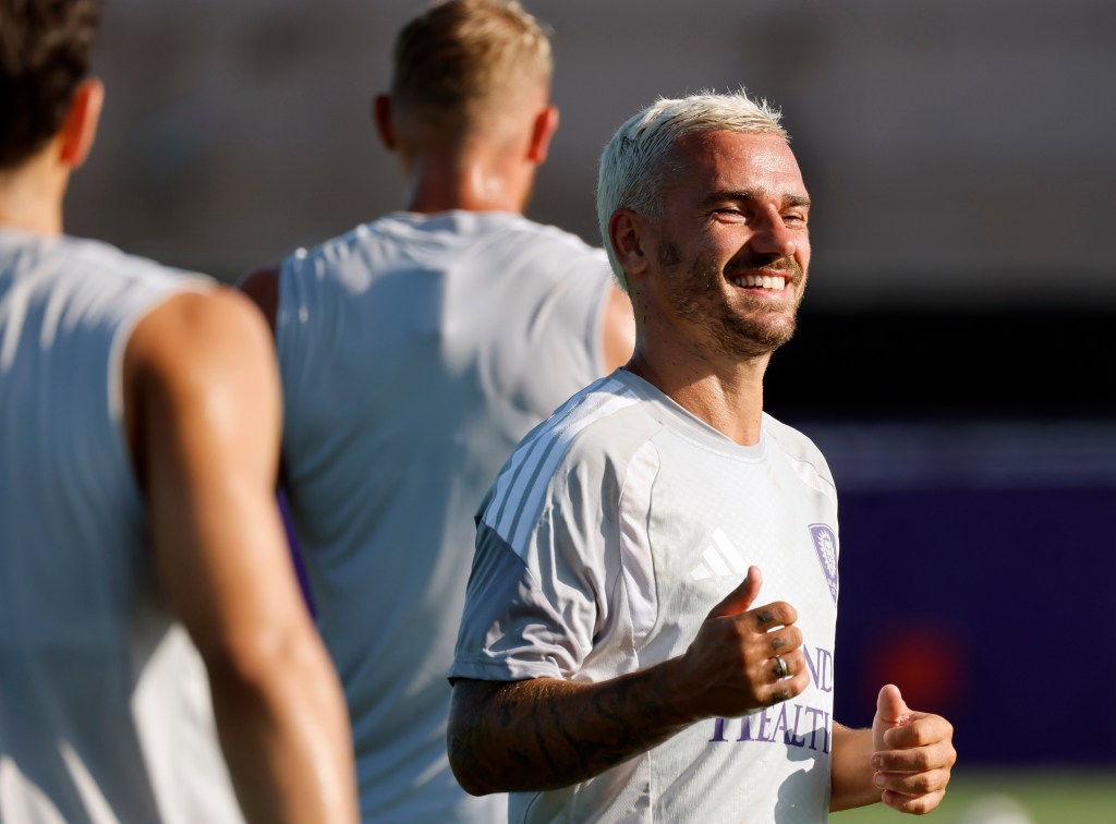 Pictures: Griezmann joins Orlando City team practice – Orlando Sentinel
