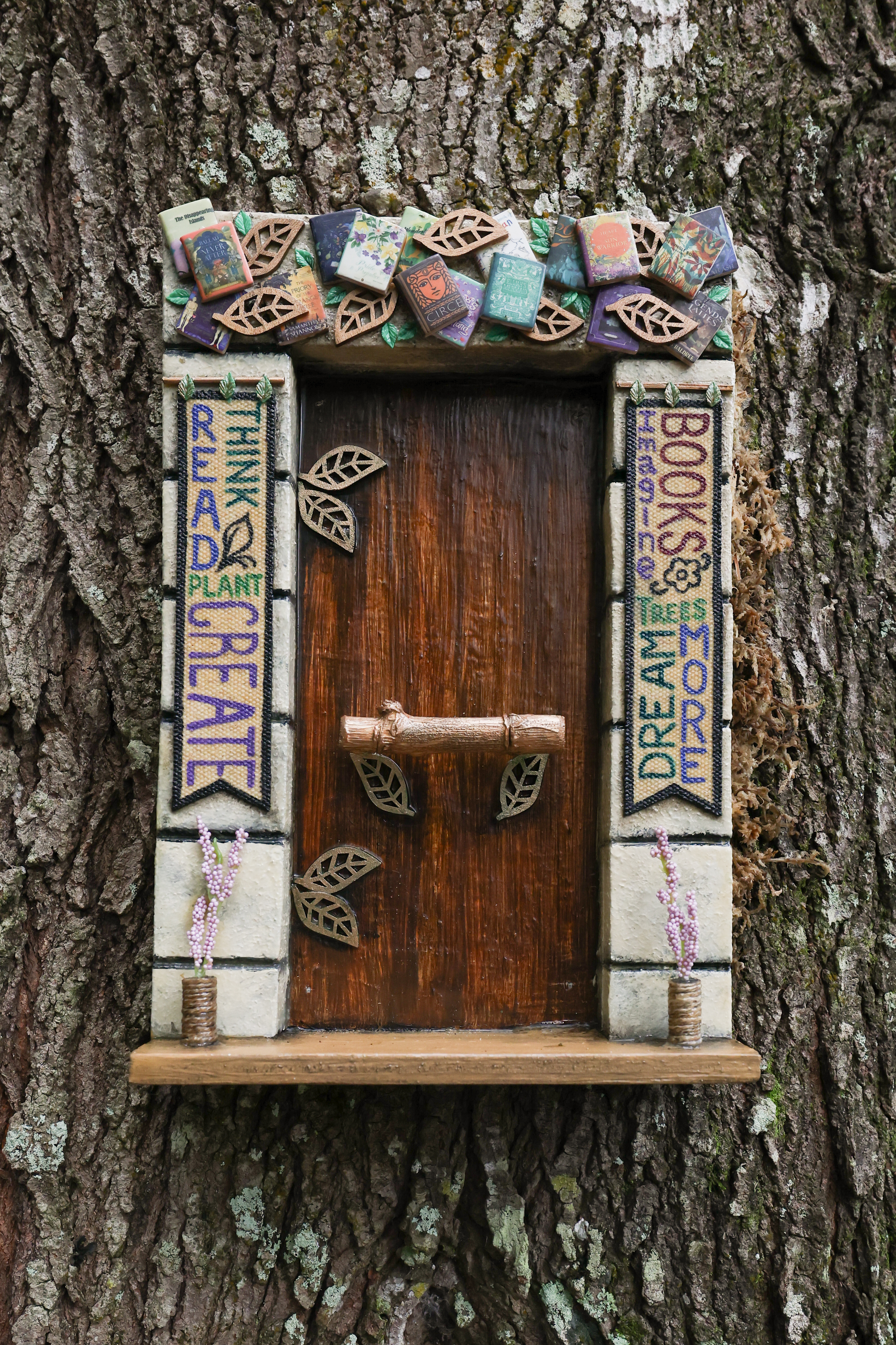 The book fairy Cassian's door at the Fairy Door Exhibit...