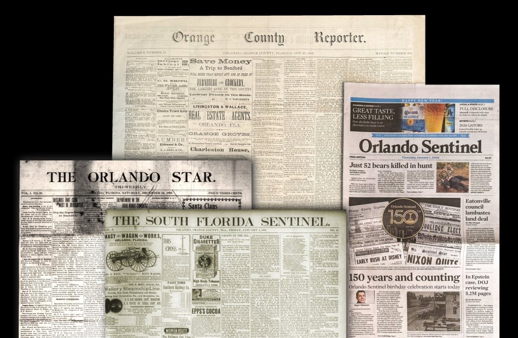 Orlando Sentinel turns 150 years old today. This is our story. – Orlando Sentinel