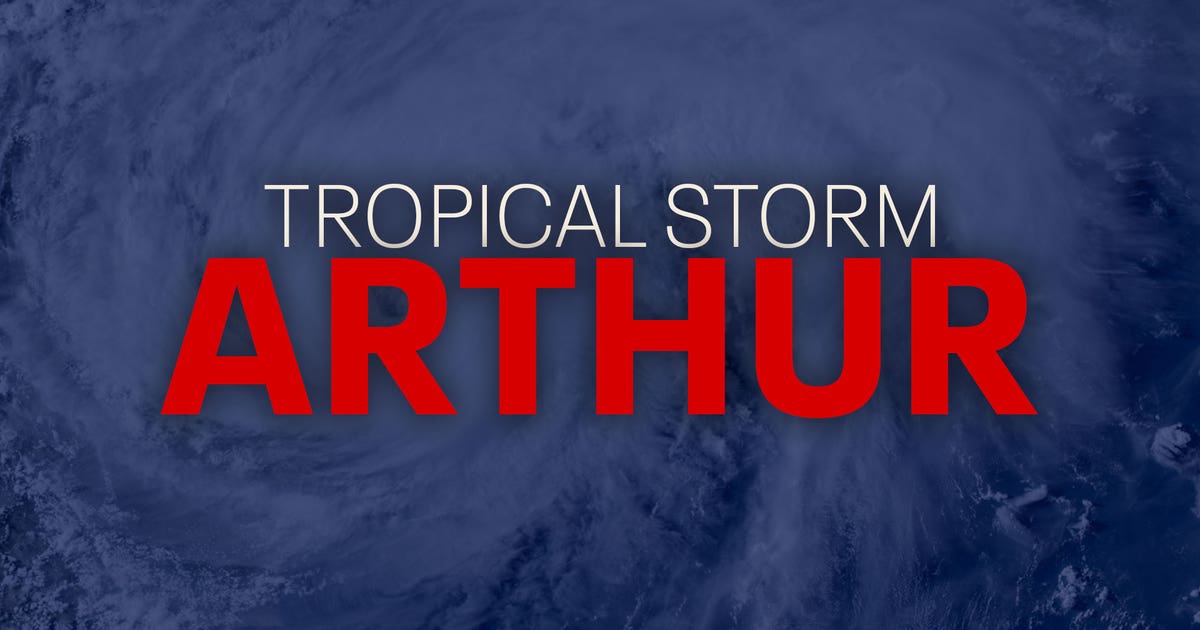 Tropical Storm Arthur sits off Texas coast