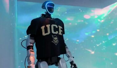 University of Central Florida's humanoid robot at its Institute for Simulation and Training (Courtesy: University of Central Florida)
