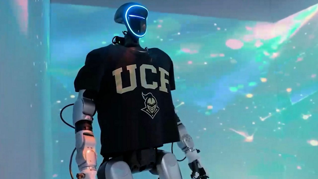 University of Central Florida's humanoid robot at its Institute for Simulation and Training (Courtesy: University of Central Florida)