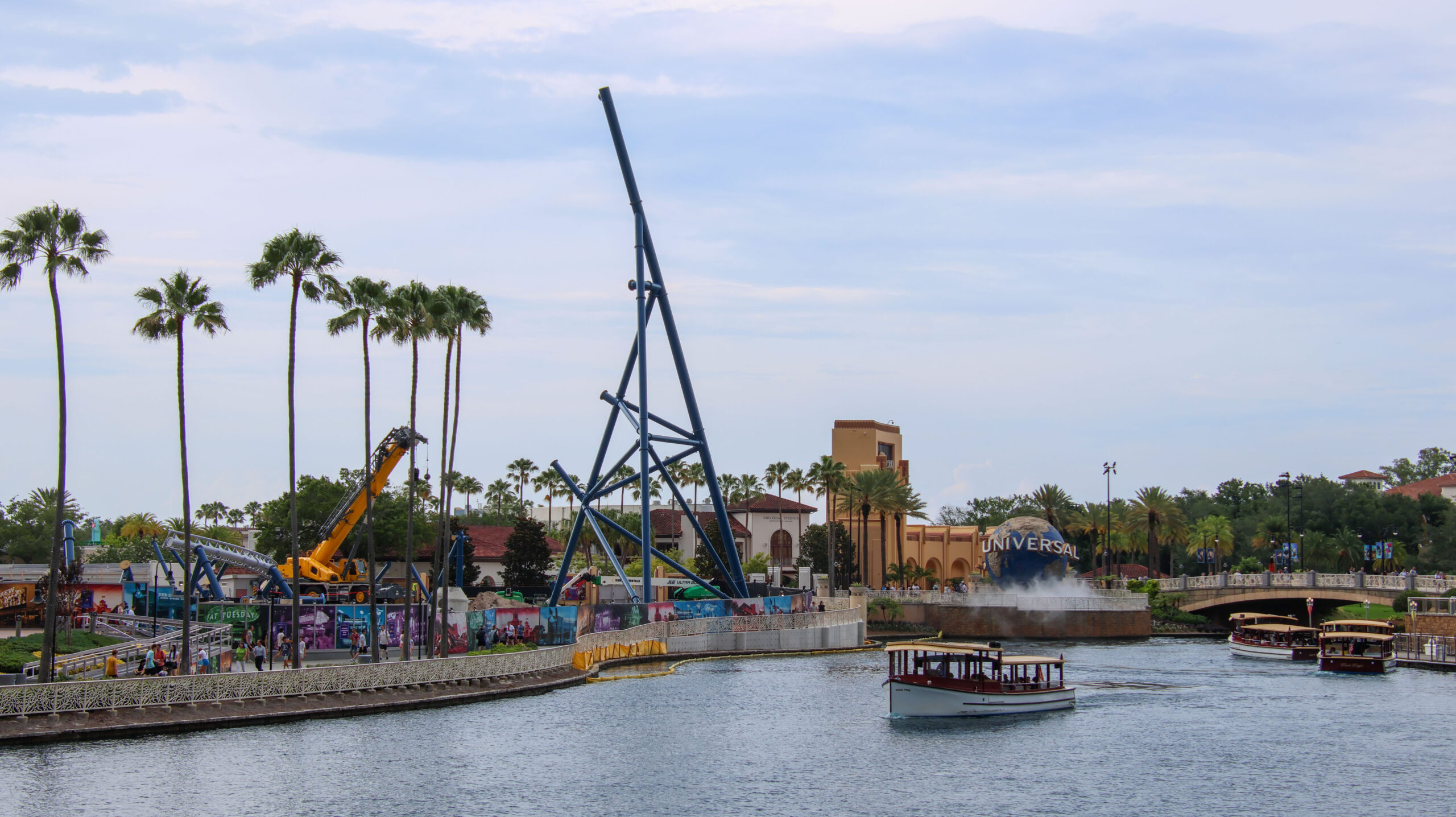 Fast & Furious: Hollywood Drift Tower Grows at Universal Studios Florida