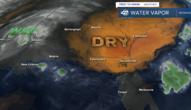 A Dry Slot Forms For Today Only