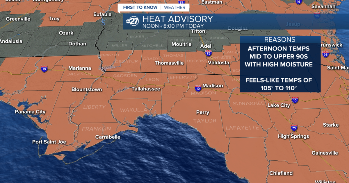 A Heat Advisory Has Been Issued