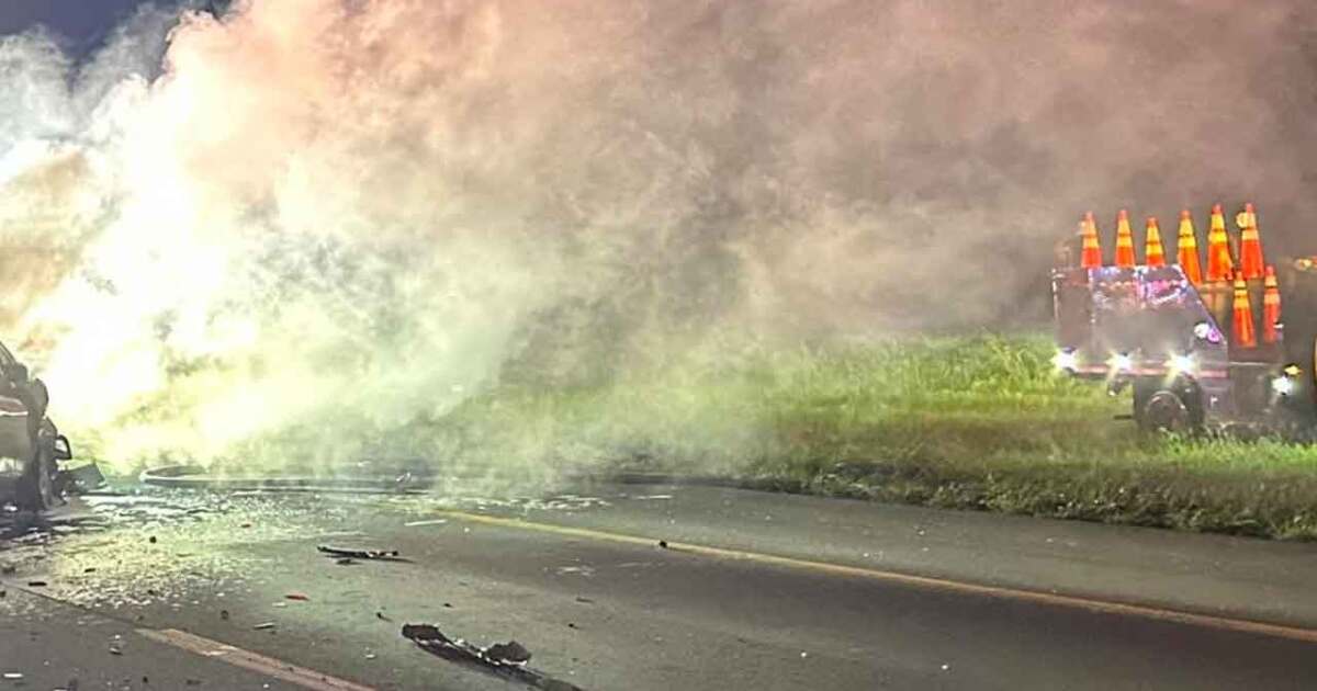 4-vehicle crash near Stuart shuts down all Northbound lanes of I-95