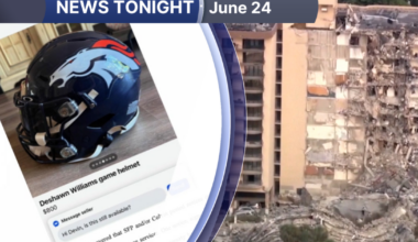 News Tonight - Top Headlines and Weather for June 24