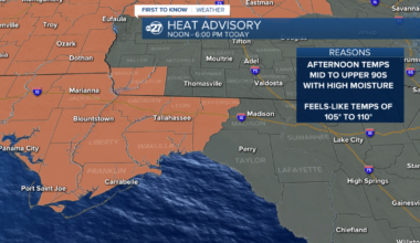 A New Heat Advisory Has Been Issued