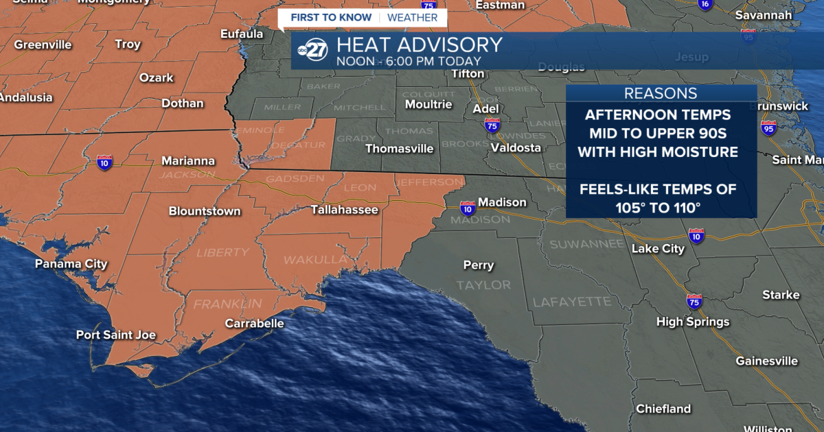 A New Heat Advisory Has Been Issued