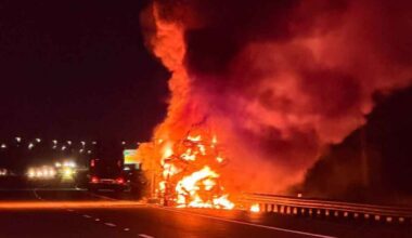 Tesla carrier fire closes Florida Turnpike and I-95 in Hobe Sound