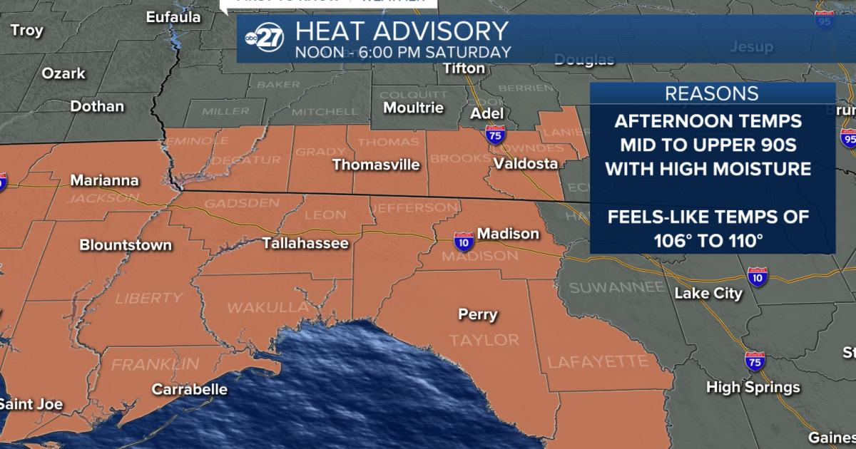 Considerably hot weekend: Heat Advisory for Saturday afternoon