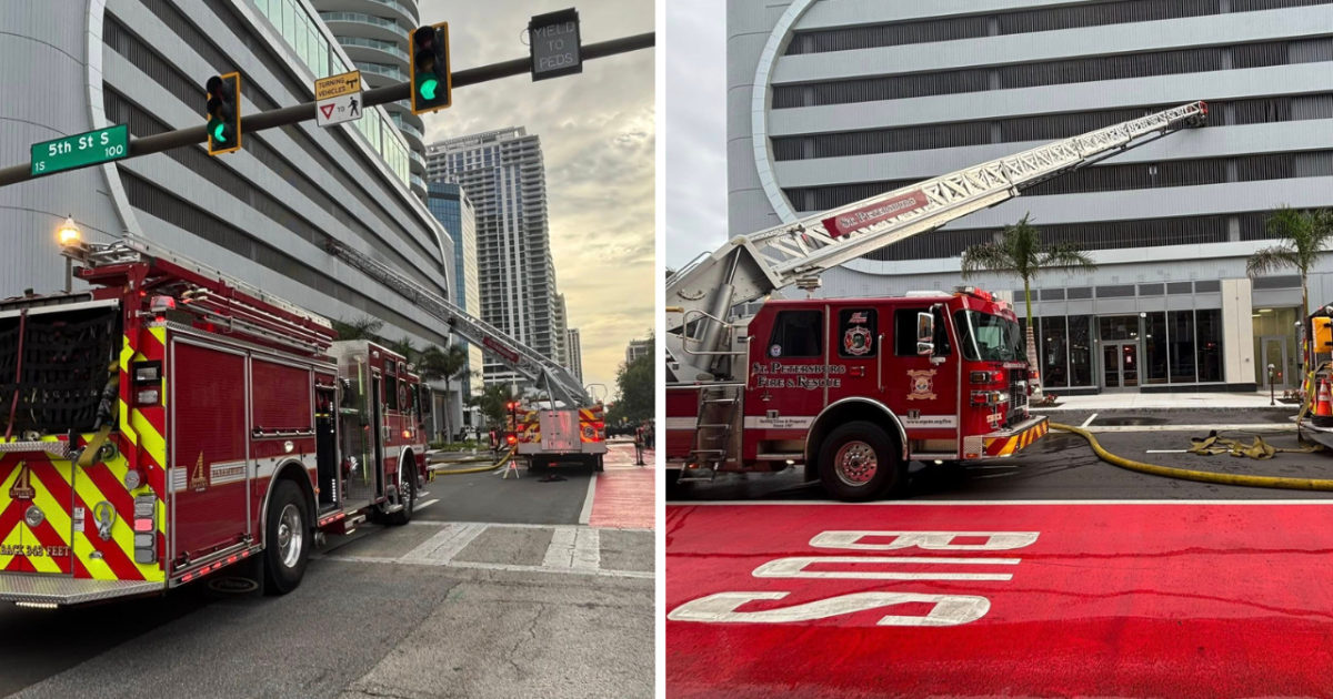 2 vehicles caught fire in St. Pete parking garage: SPFR