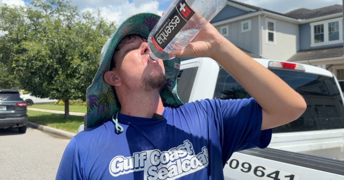 Outdoor workers battle dangerous heat as high temperatures grip Tampa Bay