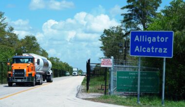 All detainees from 'Alligator Alcatraz' have been transferred : NPR